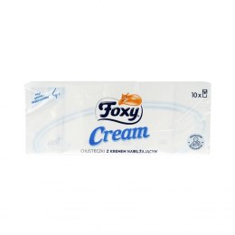 Chusteczki higieniczne FOXY Cream czterowarstwowe (10x10)