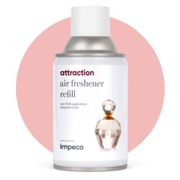 Impeco Freshener - Odświeżacz powietrza w sprayu, wkład, 270 ml - Attraction