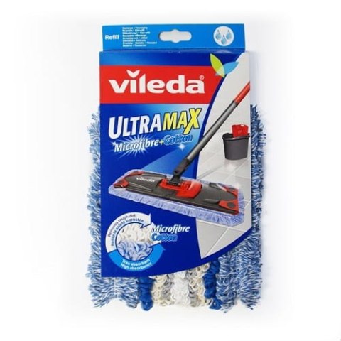 Mop VILEDA Ultramax płaski microfibr/cotton zapas