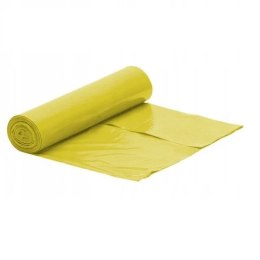 Worek LDPE SIPEKO 160L. żółty (10szt)