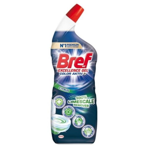 Żel do WC BREF Anti Limescale 0,7L CITRUS zielony