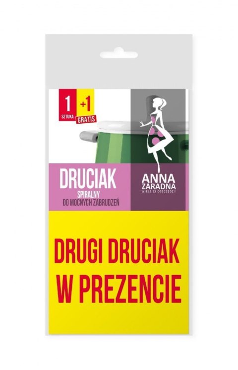 Zmywak druciak spiralny Anna Zaradna 1+1 gratis