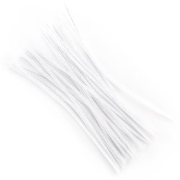 Druciki kreatywne 30 cm białe (25szt.)