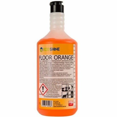 ECO SHINE mycie podłóg FLOOR ORANGE 1l