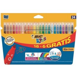 Flamaster BIC Kids komplet 24 kolorów