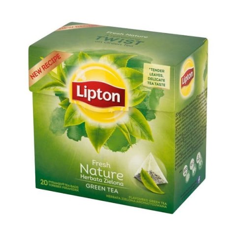 Herbata LIPTON Pyramid Green Tea Nature 20x1,5g.