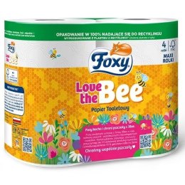 Papier toaletowy FOXY LoveTheBEE 2-W (4szt.)