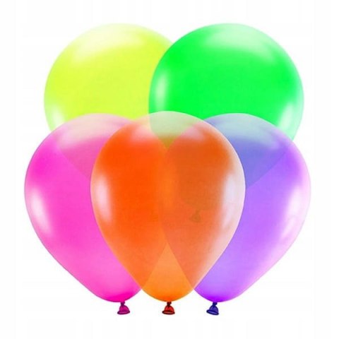 Balony 10" neon mix kolor 100szt