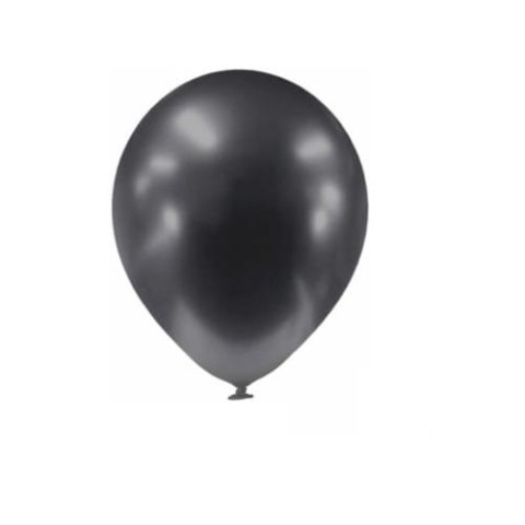 Balony 12" chrom kolor ciemny graft 10szt.