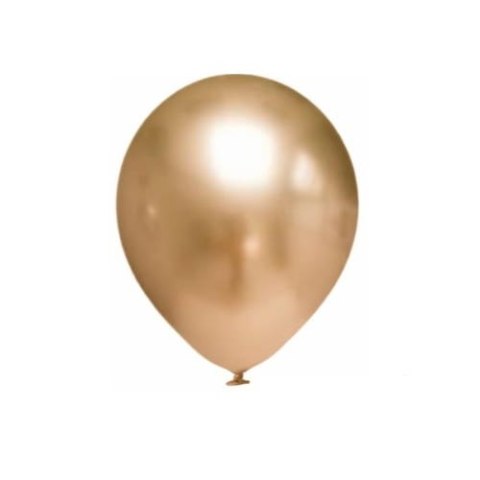 Balony 12" chrom kolor złoty 10szt.