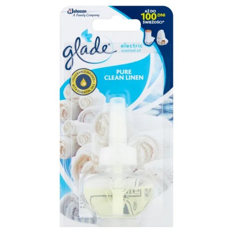 Glade Pure Clean Linen Zapas do elektrycznego odświeżacza powietrza 20 ml