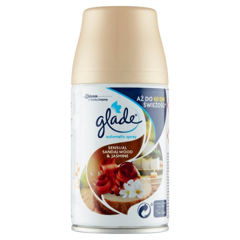 Glade Sensual Sandalwood & Jasmine Zapas do automatycznego odświeżacza powietrza 269 ml