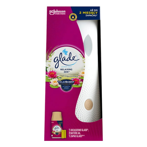 Odświeżacz GLADE urządzenie + Japoński Ogród 269ml.