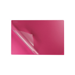 Podkład na biurko BIURFOL różowy z folią 38x58
