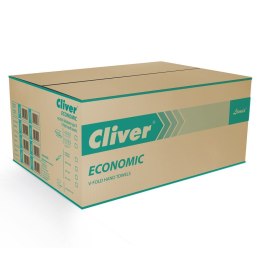 Ręcznik karton V Cliver Economic szary (4000)