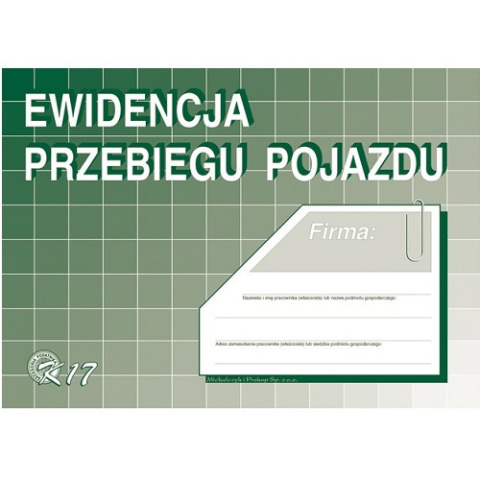 Ewidencja przebiegu pojazdu A5